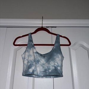tie dye crop top